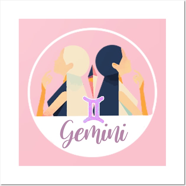 Gemini Wall Art by Kiroiharu